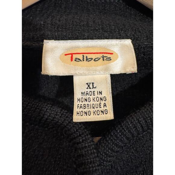 Vintage 80s/90s Talbots 100% Wool Austrian Button Cardigan Jacket XL - Picture 7 of 9